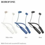Беспроводные наушники BOROFONE BE68, чёрные — миниатюра 2
