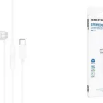 Наушники с микрофоном BOROFONE BM95, цвет металлик — миниатюра 2