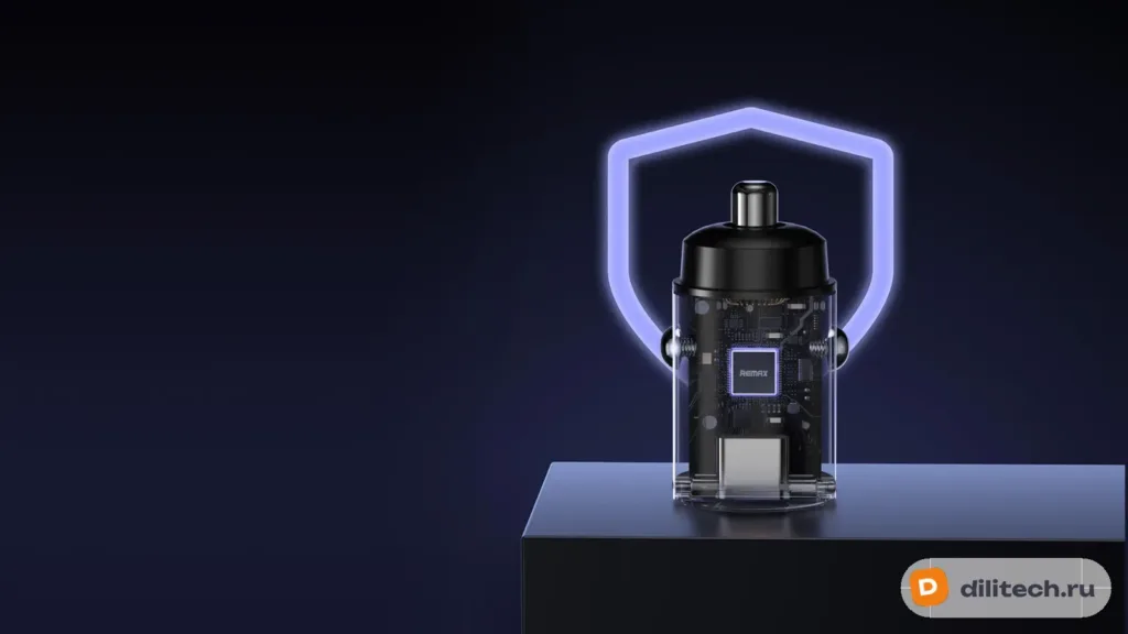 Автомобильное зарядное устройство REMAX RCC110 Tanya Series 30W PD+QC Black — фото 6