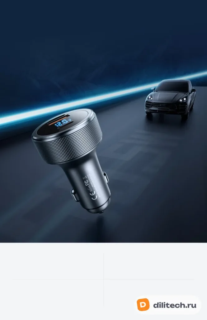 Автомобильное зарядное устройство REMAX RCC215 Salo Series 58.5W PD＋QC Black — фото 3