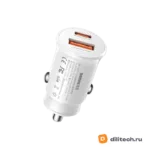 Автомобильное зарядное устройство REMAX RCC358 Siya Serie 30W PD+QC BLACK — миниатюра 1