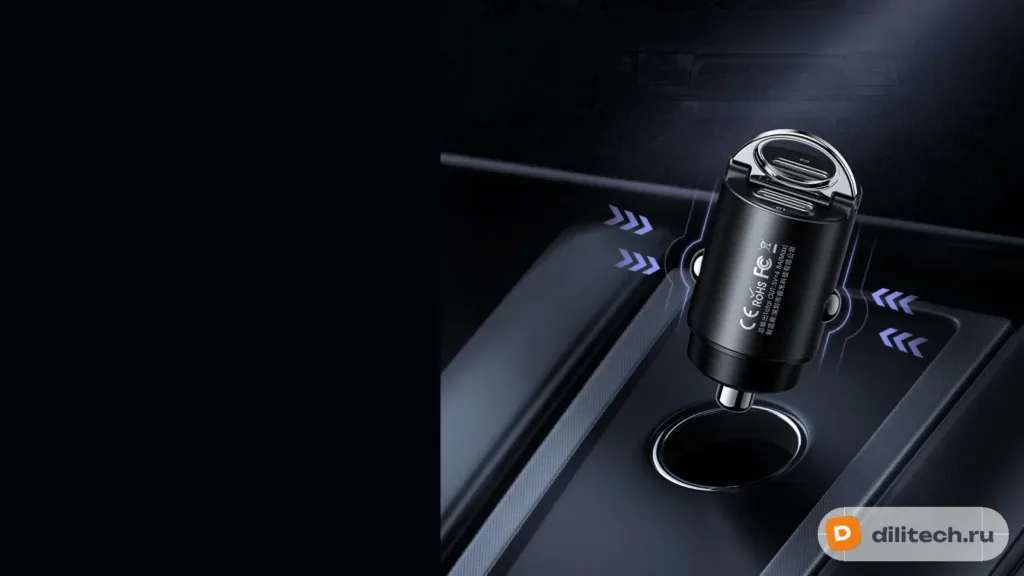 Автомобильное зарядное устройство REMAX RCC350 Tanya PRO MAX Series 45W Black — фото 7