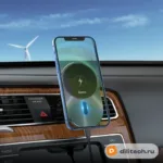 Автомобильный держатель HOCO CA91, серебристый — миниатюра 5