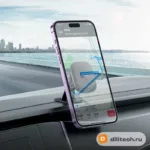 Автомобильный держатель HOCO H30, чёрный — миниатюра 6