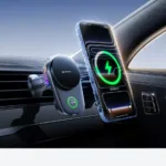Автомобильный держатель REMAX RM-C72 Electric Cooling Fan Magnetic Charging Car — миниатюра 2