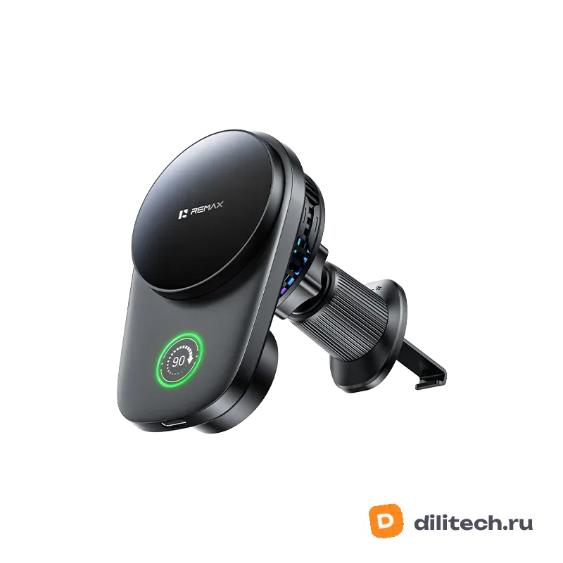 Автомобильный держатель REMAX RM-C72 Electric Cooling Fan Magnetic Charging Car