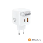 Адаптер быстрой зарядки REMAX CA01(ACC67W) White — миниатюра 2