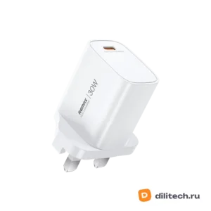 Адаптер быстрой зарядки Remax U187-C20W White Gan Fast Charger