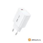 Адаптер быстрой зарядки Remax U187-C20W White Gan Fast Charger — миниатюра 3