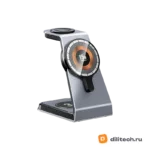 Беспроводная зарядная станция REMAX RP-W85 Zunya 20.5W Aluminum Alloy GRAY — миниатюра 1