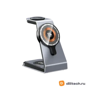 Беспроводная зарядная станция REMAX RP-W85 Zunya 20.5W Aluminum Alloy GRAY