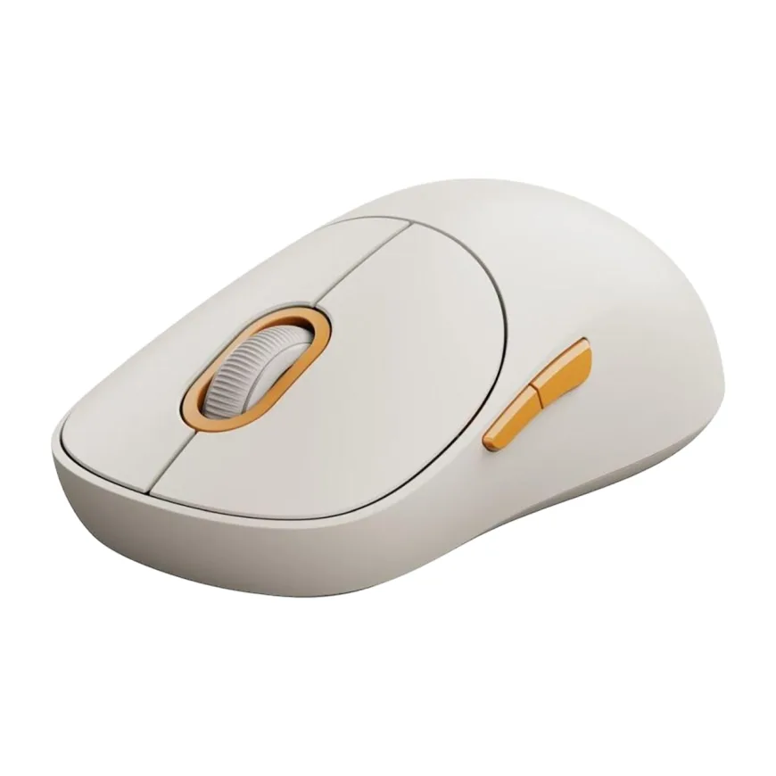 Беспроводная мышь Xiaomi Wireless Mouse 3, молочно-белая — фото 3