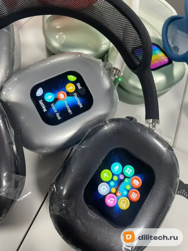Беспроводные наушники Airpods MAX-Экран (реплика) — фото 14