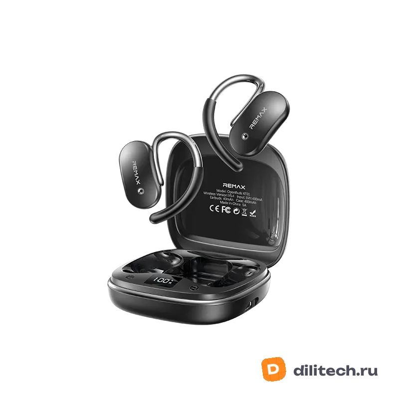 Беспроводные наушники REMAX OPEN BUDS KF01/ Black