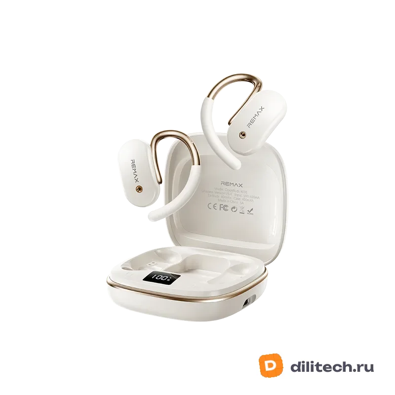 Беспроводные наушники REMAX OpenBuds KF01/Black — фото 2
