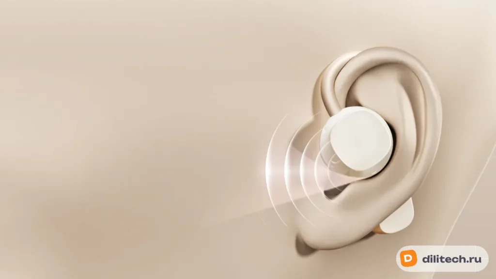 Беспроводные наушники REMAX OpenBuds P8 Beige — фото 4