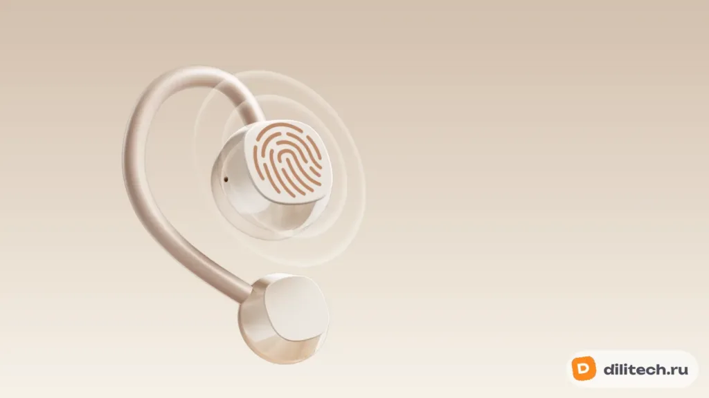Беспроводные наушники REMAX OpenBuds P8 Beige — фото 5