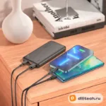 Внешний аккумулятор HOCO J101B / (30000mAh) / 22.5W+IOS/TYPE-C20W, чёрный — миниатюра 6
