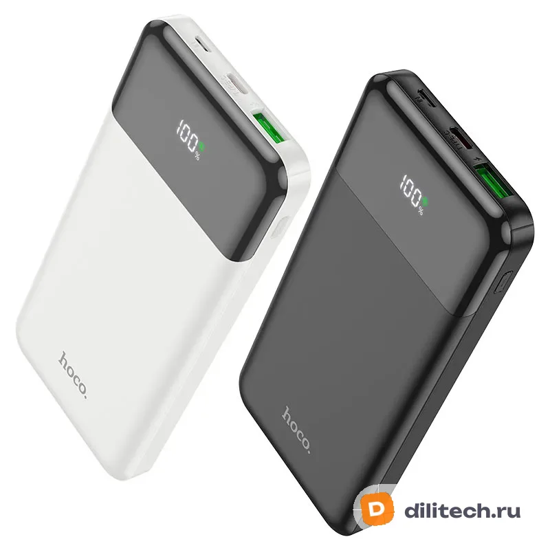Внешний аккумулятор HOCO J102A / (20000mAh) / QC3.0+IOS/TYPE-C20W, чёрный — фото 5