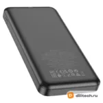 Внешний аккумулятор HOCO J102A / (20000mAh) / QC3.0+IOS/TYPE-C20W, чёрный — миниатюра 4