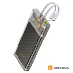 Внешний аккумулятор HOCO J104A / (20000mAh) / 22.5W+IOS/TYPE-C20W, серый — миниатюра 2