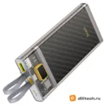 Внешний аккумулятор HOCO J104A / (20000mAh) / 22.5W+IOS/TYPE-C20W, серый — миниатюра 4