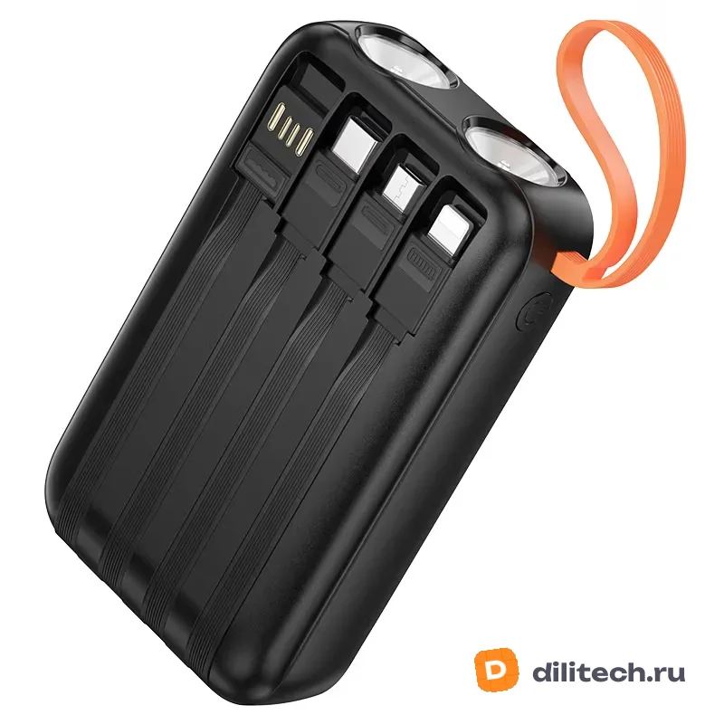 Внешний аккумулятор HOCO J151A / (20000mAh), чёрный — фото 3