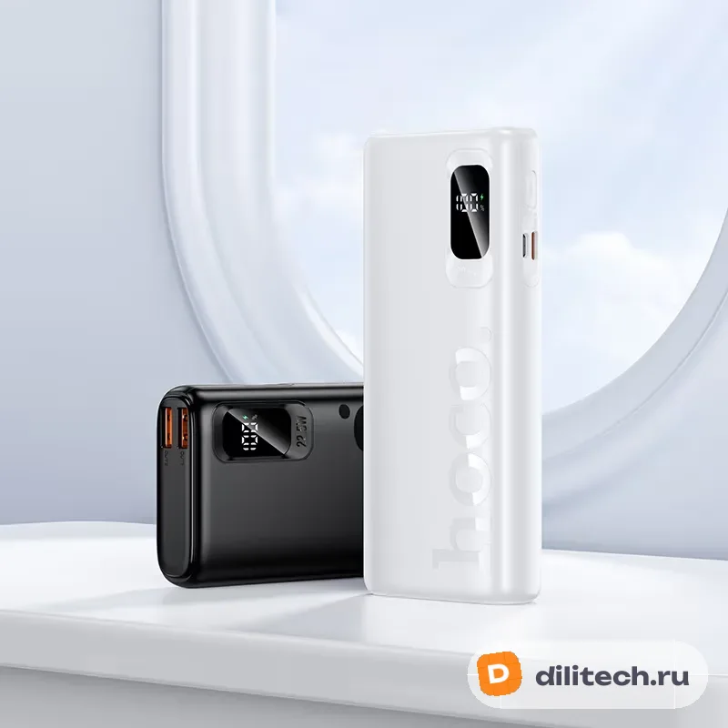 Внешний аккумулятор HOCO J158A / (10000mAh), чёрный — фото 7