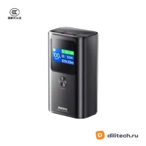 Внешний аккумулятор REMAX FP-7 Dinba 55W+22.5W PD+QC Aluminum alloy fast chargin