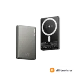 Внешний аккумулятор REMAX RPP-109 Grey 10000mAh Magsafe — миниатюра 1
