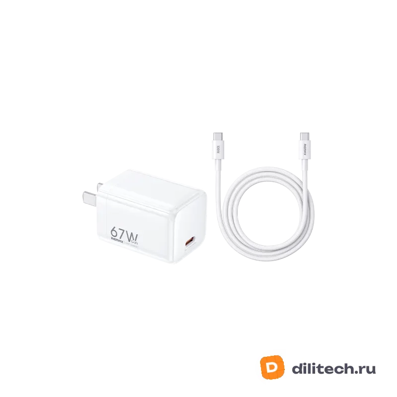 Зарядное устройство REMAX CA-16(C67W)EU Speed Series 67W 1 Typc-C GaN Data Cable — фото 2