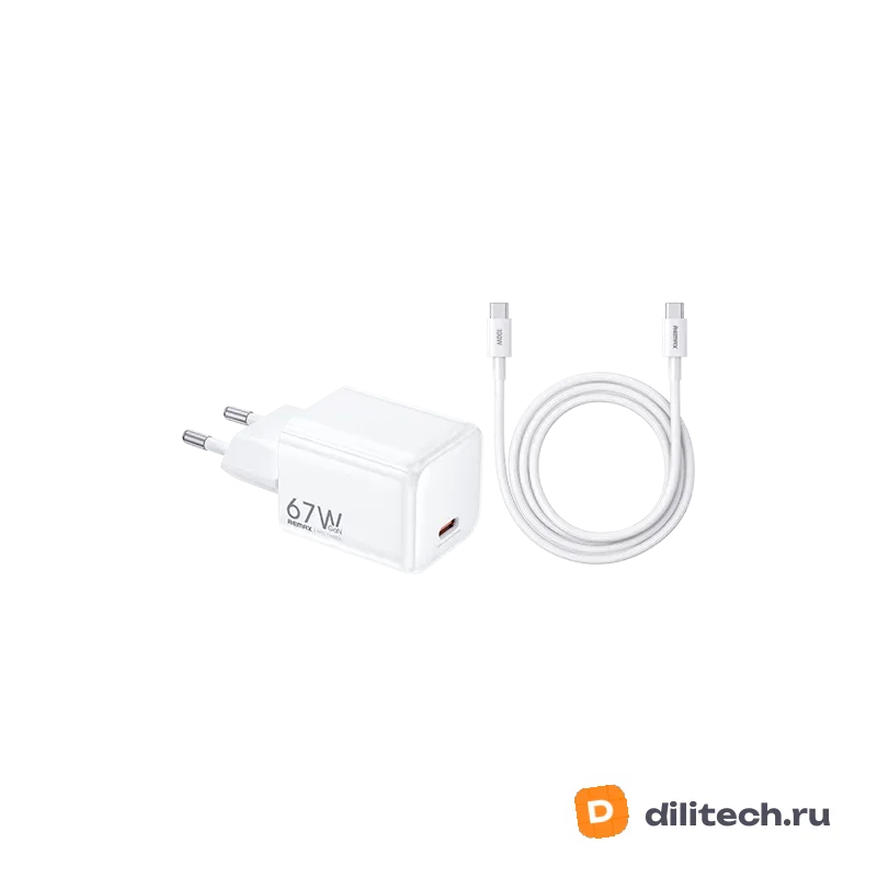 Зарядное устройство REMAX CA-16(C67W)EU Speed Series 67W 1 Typc-C GaN Data Cable — фото 3