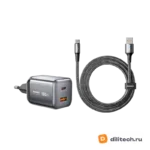 Зарядное устройство REMAX CA15(AC100W)EU Wisdom Series 100W GaN A-C Data Cable — миниатюра 2