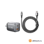Зарядное устройство REMAX CA15(AC100W)EU Wisdom Series 100W GaN A-C Data Cable — миниатюра 6