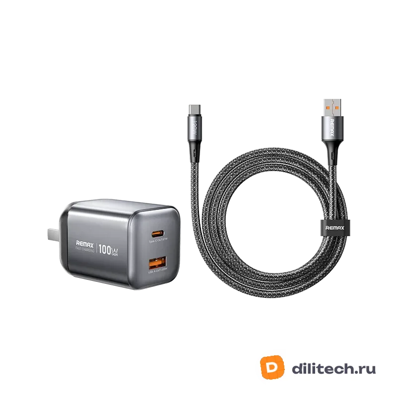 Зарядное устройство REMAX CA15(AC100W)EU Wisdom Series 100W GaN A-C Data Cable — фото 6