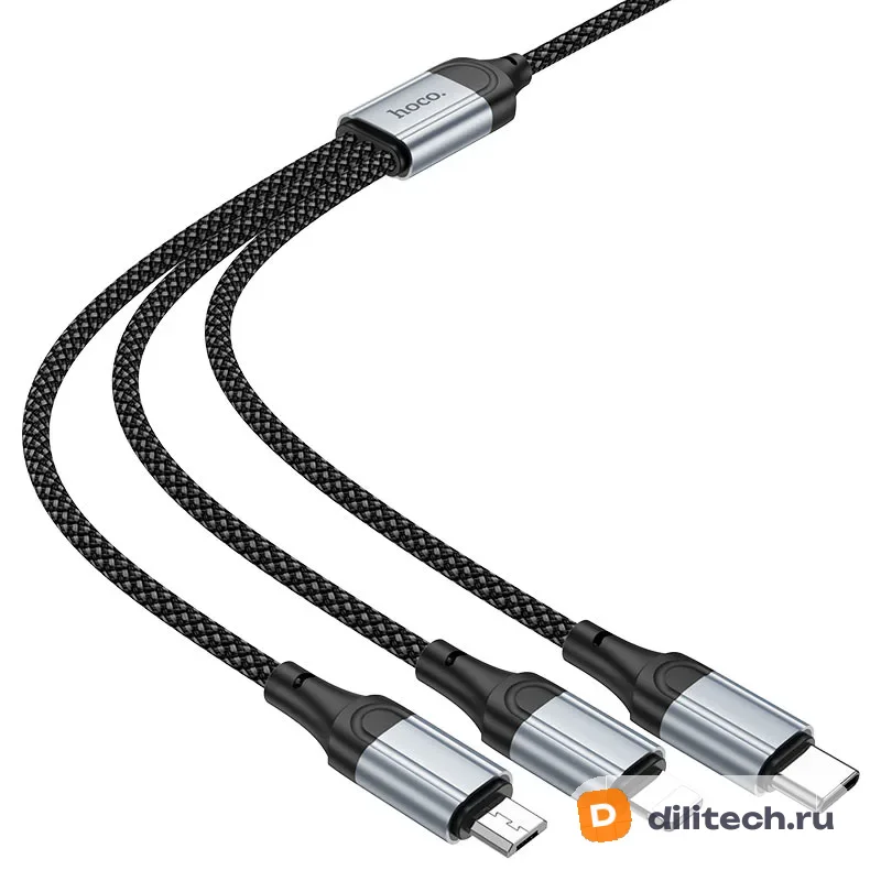 Кабель USB HOCO X102 / TYPE-C, цвет чёрный — фото 3