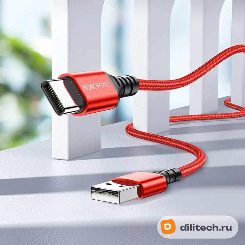 Кабель USB Type-C BOROFONE BX54 / TYPE-C, цвет чёрный — фото 5