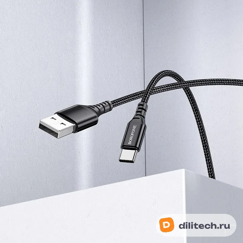 Кабель USB Type-C BOROFONE BX54 / TYPE-C, цвет чёрный — фото 3