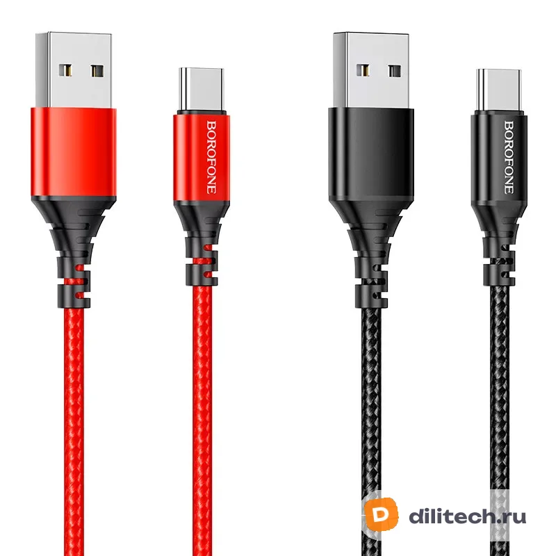 Кабель USB Type-C BOROFONE BX54 / TYPE-C, цвет чёрный — фото 6