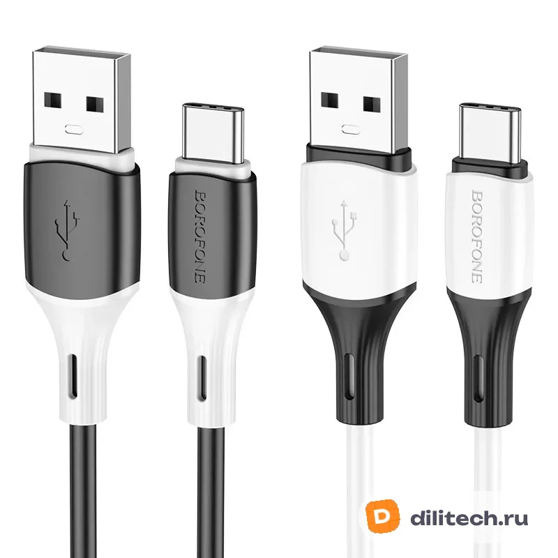 Кабель USB Type-C BOROFONE BX79 / TYPE-C, цвет белый — фото 5