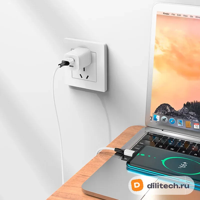 Кабель USB Type-C BOROFONE BX79 / TYPE-C, цвет белый — фото 3