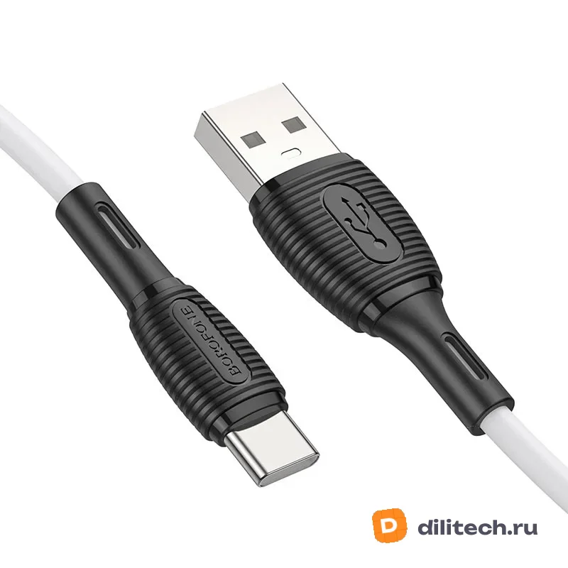 Кабель USB Type-C BOROFONE BX86 / TYPE-C, цвет белый — фото 2