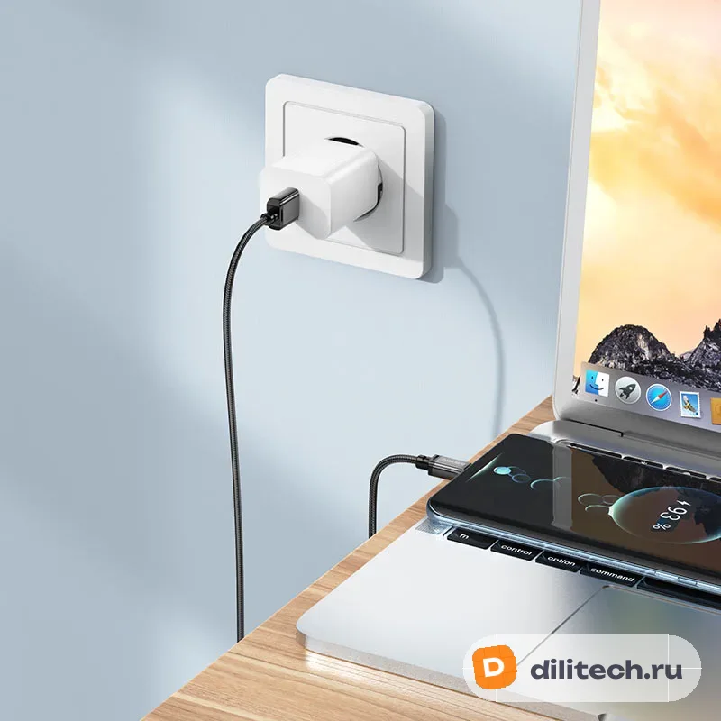Кабель USB Type-C BOROFONE BX87 / LIGHTNING, цвет чёрный — фото 3
