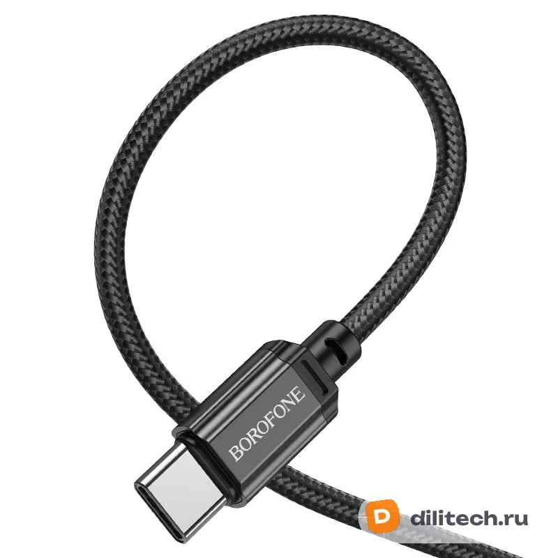 Кабель USB Type-C BOROFONE BX87 / LIGHTNING, цвет чёрный