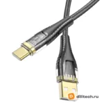 Кабель USB Type-C HOCO U121 / IOS/TYPE-C, цвет чёрный — миниатюра 5