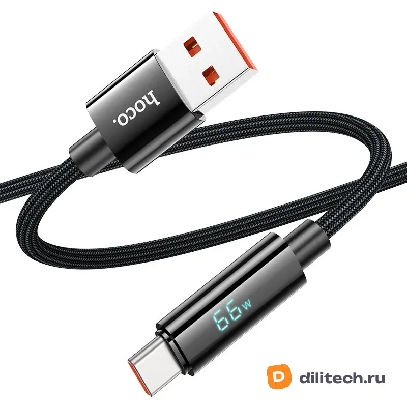 Кабель USB Type-C HOCO U125 / IOS, цвет чёрный — фото 3