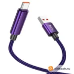Кабель USB Type-C HOCO U125 / IOS, цвет чёрный — миниатюра 4