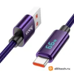 Кабель USB Type-C HOCO U125 / IOS, цвет чёрный — миниатюра 2