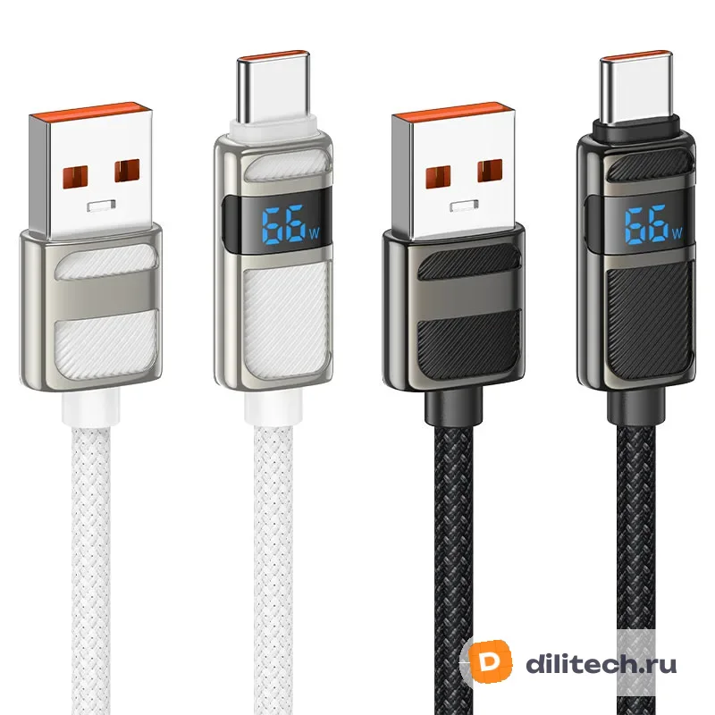 Кабель USB Type-C HOCO U137 / IOS, цвет чёрный — фото 5