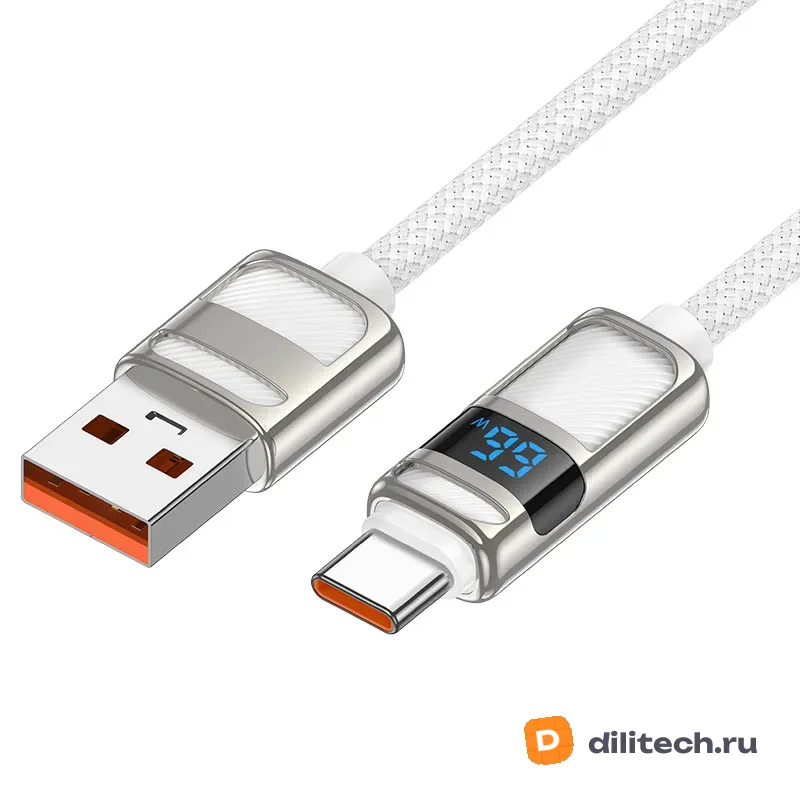 Кабель USB Type-C HOCO U137 / IOS/TYPE-C, цвет чёрный — фото 2